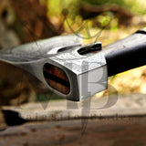 Custom Ragnar Axe, Viking Axe, Hatchet Rose Wood Shaf - Majestic Blades