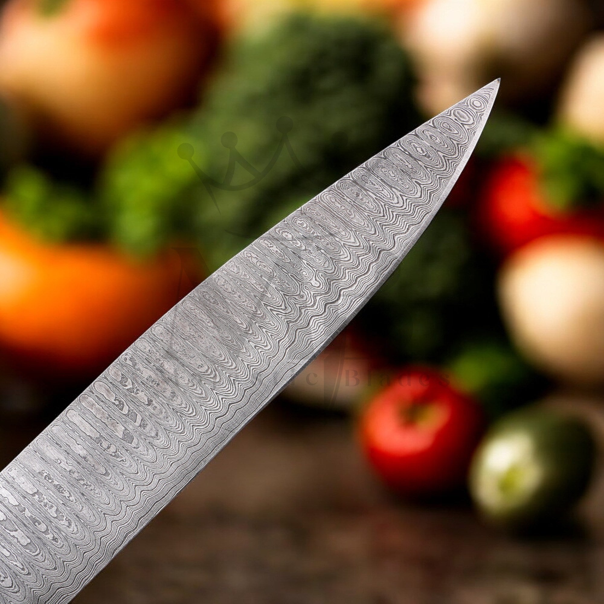 Majestic Handmade Damascus Steel Complete Chef Knife Set of 5 pcs -  Pakka wood & Micarta - HandForged at best online price majesticblades.com